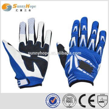 Guantes de deporte de ciclo de la mano de la venta caliente de Sunnyhope para la protección, guantes de la motocicleta